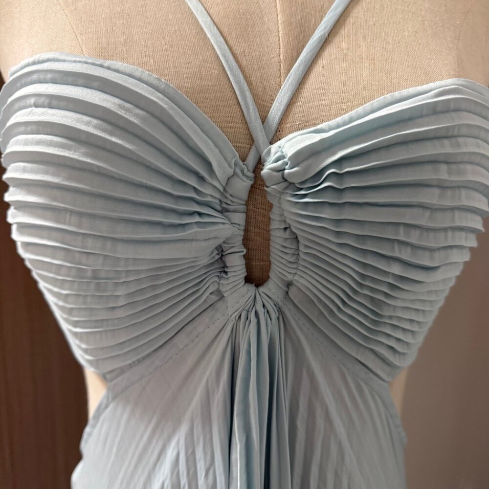 A.L.C. Moira Pleated Halter Maxi Dress - Picture 7 of 11